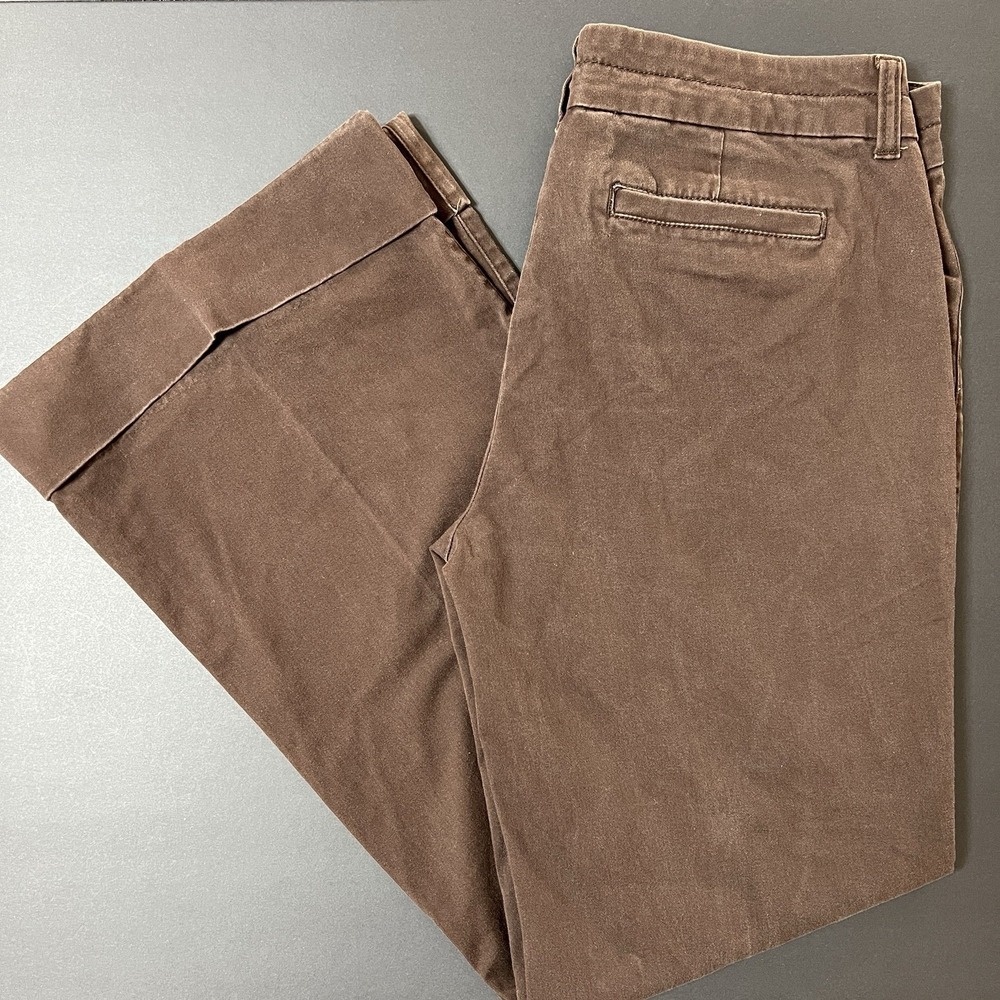 US Polo Assn Wide Leg Flared Pants Women's 12 Brown 90s Blokecore Retro‎
